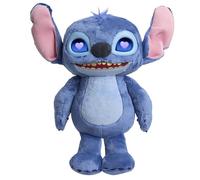 Just Play Peluche interattivo Disney Stitch Many Moods da 34,3 cm, oltre 50 suoni e frasi, schermo LCD espressivo sugli occhi, giocattoli per bambini dai 3 anni