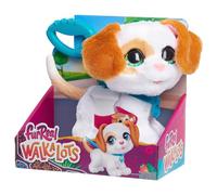 Just Play Peluche interattivo furReal Walk-A-Lots Big Wags, cucciolo di peluche di 20,3 cm che cammina con effetti sonori, giocattoli per bambini dai 4 anni