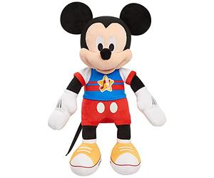 Just Play Peluche musicale di Minni Disney Junior Mickey Mouse Funhouse con effetti luminosi e sonori, Minni, giocattoli per bambini dai 3 anni