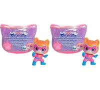 Just Play Personaggi da collezione Disney Junior SuperKitties, giocattoli per bambini dai 3 anni (Confezione da 2)