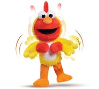 Just Play Sesame Street Chicken Dance Elmo 33 cm Caratteristica Peluche Musica e Danza, Peluche Animale, Giocattoli per Bambini dai 2 Anni in su