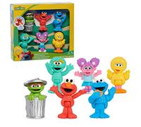 Just Play Sesame Street - Set di 6 statuette posizionabili, per bambini dai 2 anni