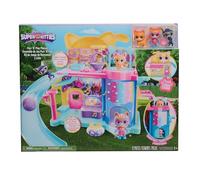 Just Play Set di gioco e accessori Disney Junior SuperKitties Purr ‘N’ Play, 50 cm, 12 pezzi, giochi di finzione, giocattoli per bambini dai 3 anni