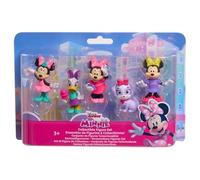 Just Play Set di personaggi da collezione di Minnie Mouse di Disney Junior, 5 pezzi, statuette da collezione alte 6,4 cm, giocattoli per bambini dai 3 anni