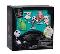 Just Play Set di personaggi da collezione di The Nightmare Before Christmas di Disney e Tim Burton, 4 pezzi, giocattoli per bambini dai 3 anni