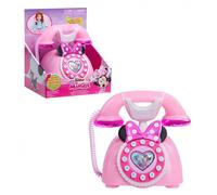 Just Play Telefono Rotante Minni Parla con Me Disney Junior - Effetti luminosi e sonori - 3+