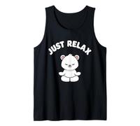 Just Relax - Orsetto Kawaii per Yoga, Divertente e Senza Stress Canotta