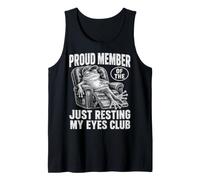 Just Resting My Eyes Funny Frog Nap Lover Lazy Sleeper Canotta