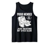 Just Resting My Eyes Funny Frog Nap Lover Lazy Sleeper Canotta