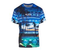 Just Rhyse Maglietta 'Palm Coast' blu / nero Uomo Just Rhyse L