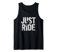 Just Ride Grunge Dirt Bike Sport Amante Attività Canotta