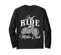 Just Ride Motor Club - Motociclista Maglia a Manica