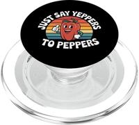 Just Say Yeppers To Peppers Coltivatore di verdure |- PopSockets PopGrip per MagSafe