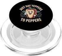Just Say Yeppers To Peppers Coltivatore di verdure - PopSockets PopGrip per MagSafe