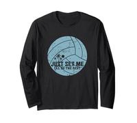 Just Set Me I'll Do The Rest Beachvolley Maglia a Manica