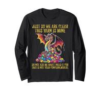 Just So We Are Clear Filato Is Mine Filato Eggs Dragon Multicolore Maglia a Manica