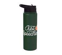 Just Speechie Therapy SLP Logopedia Patologo Stainless Steel Insulated Water Bottle