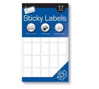 Just Stationery - Etichette adesive, 19 x 12 mm, colore: bianco