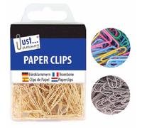 Just Stationery - Graffette da ufficio, 120 pz, assortiti