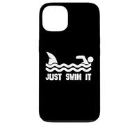 Just Swim It Funny Swimming Custodia per iPhone 13