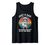 Just The Dad Who Always Came Back With The Milk Distressed Canotta