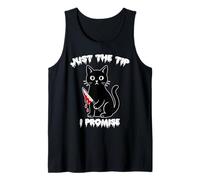 Just The Tip - Gatto Divertente per Gli Amanti dei Gattini Canotta