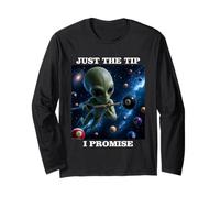 Just The Tip I Promise Funny Billiards Pool Maglia a Manica