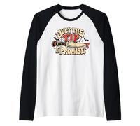 Just The Tip I Promise Pun Knife Funny Halloween Maglia con Maniche Raglan