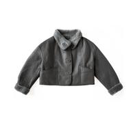 Just Things we Like - Fuku Reversible Shearling Jacket - -Jackets -Donna -Grigio -M