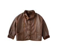 Just Things we Like, ,Jackets ,Donna ,Marrone ,S JIN Reversible Shearling Jacket