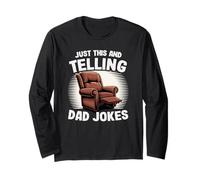 Just This And Telling Dad Jokes Poltrona Funny Men Maglia a Manica