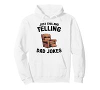Just This And Telling Dad Jokes Poltrona Uomo Humor Nonno Felpa con Cappuccio