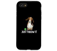 Just Throw It Throw Ball per cani e amanti dei cani divertente Custodia per iPhone SE (2020) / 7/8