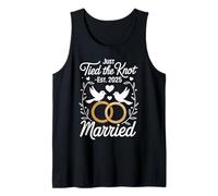 Just Tied the Knot Est. 2025 - Marriage Art Canotta