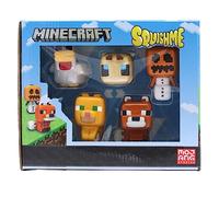 Minecraft 5 Pezzi Squishme Collezionisti Scatola