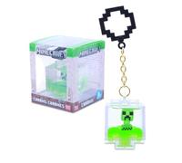 Just Toys Minecraft Charms Gancio per zaino - 2.5 ″ Capsule liquide Blind Bag Clip-On con mini-figura casuale e sorpresa fosforescente