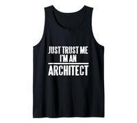 Just Trust Me I'm An Architect Retro Divertente Regalo Canotta
