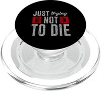 Just Trying Not To Die Allenamento di allenamento intenso PopSockets PopGrip per MagSafe