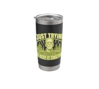 Just Trying to Keep It Together Shirt Halloween Frankenstein Bicchiere termico in acciaio inox doppia parete