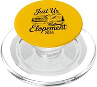 Just Us No Fuss Elopement 2026 Micro Wedding Bride PopSockets PopGrip per MagSafe