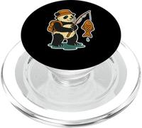 Just Vibin' Like a Panda Funny Animal Zen Graphic PopSockets PopGrip per MagSafe