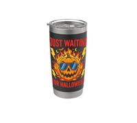 Just Waiting For Halloween Pumpkin Occhiali da sole Bicchiere termico in acciaio inox doppia parete