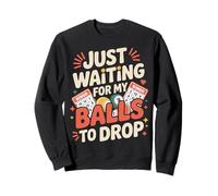 Just Waiting for My Balls To Drop Bingo Hobby Game - Felpa