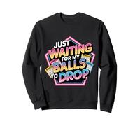 Just Waiting for My Balls To Drop Bingo Hobby Game - Felpa