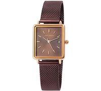 Just Watch JW20109 - Orologio da donna con cinturino in rete in acciaio inox, con chiusura a gancio, analog, Rame/oro rosa, Bracciale