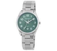 Just Watch Orologio da donna Syrea con cinturino in acciaio inox, Ø 35 mm, colore: argento/verde