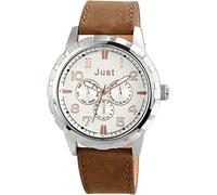 Just Watches 48-S4997-SL - Orologio da polso uomo, pelle, colore: marrone