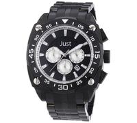 Just Watches 48-STG2373BK-SL - Orologio da polso uomo, acciaio inox, colore: nero