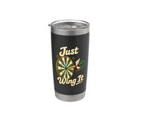 Just Wing It - Freccette umoristiche Bicchiere termico in acciaio inox doppia parete