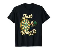 Just Wing It - Freccette Umoristiche Maglietta